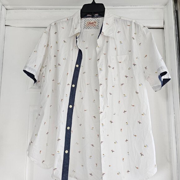 Jachs New York Button Down Surfing Graphic Shirt - Picture 7 of 10